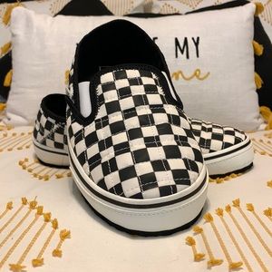 Vans - Checkerboard SLIP-ER 2, Size 8.5, Black/White